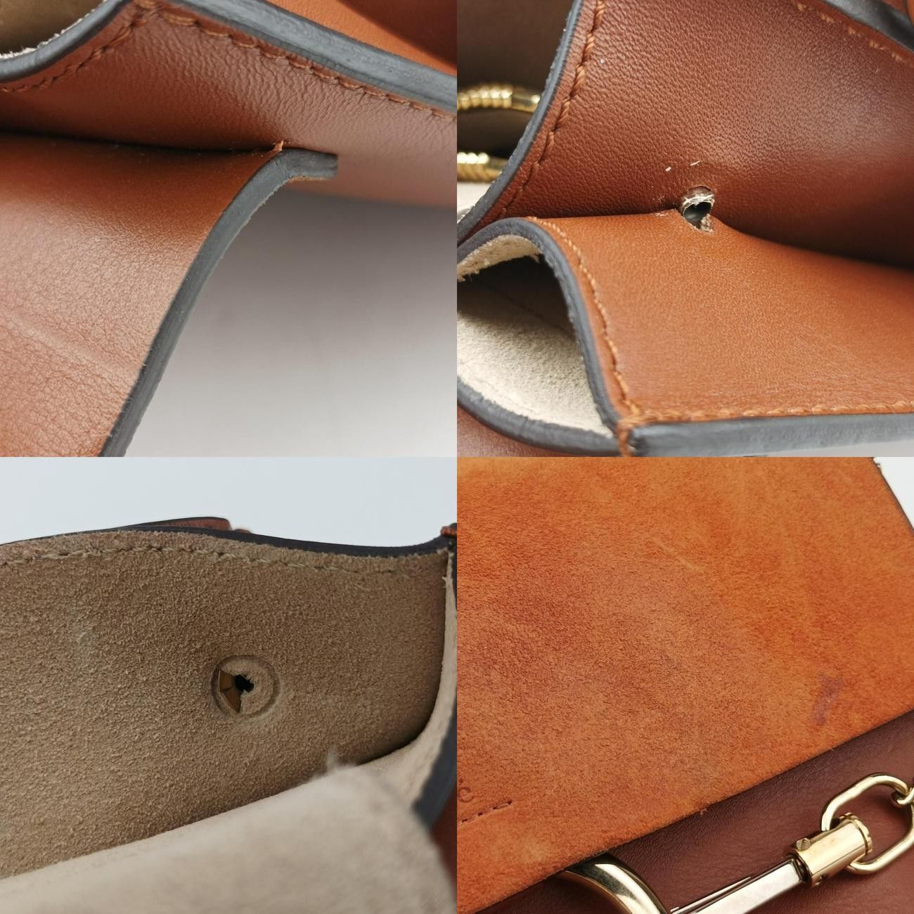 クロエChloeフェイブラウンレザー×スエード01-17-50-65