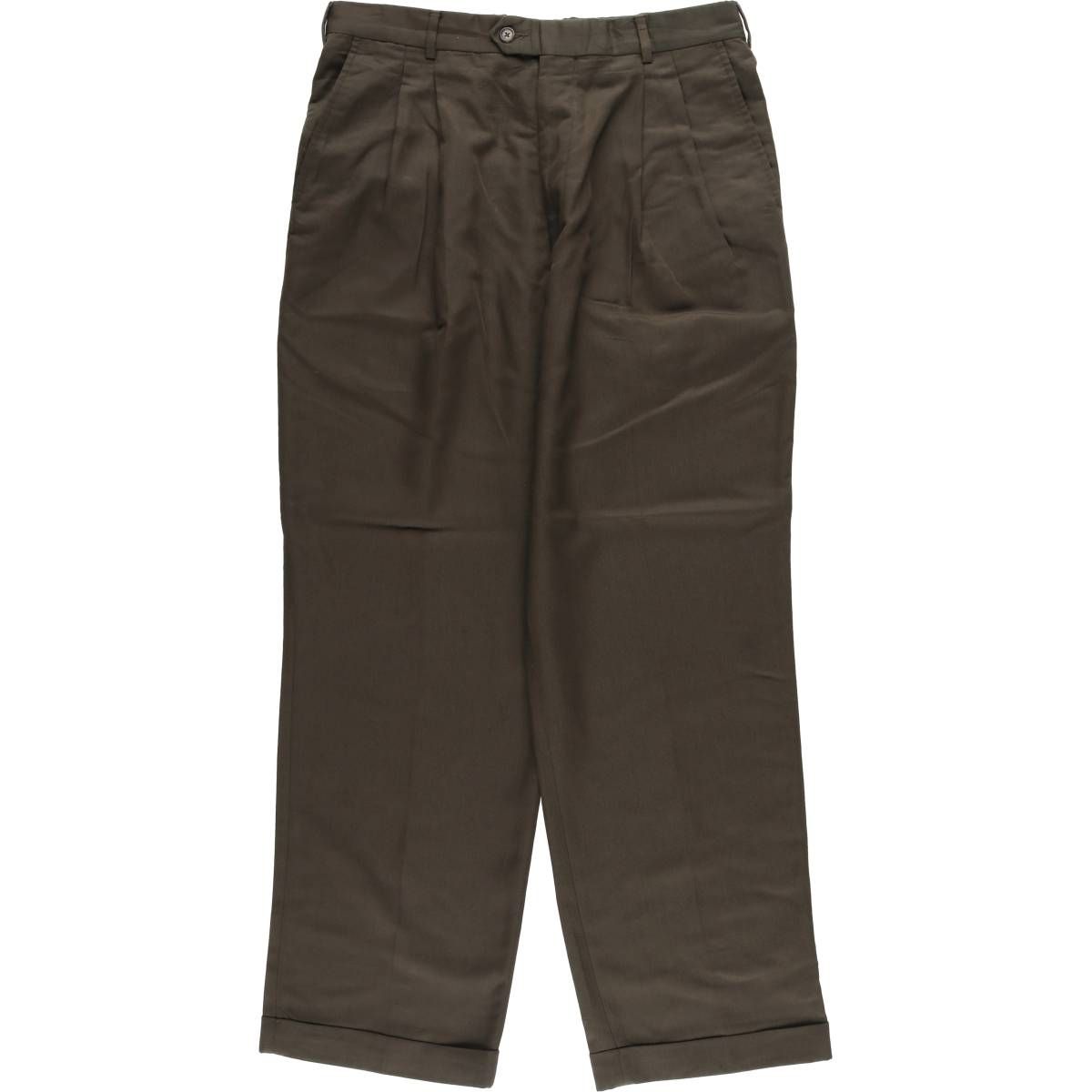 古着 ラルフローレン Ralph Lauren CHAPS チャップス ツータック スラックスパンツ メンズw32相当|eaa541859