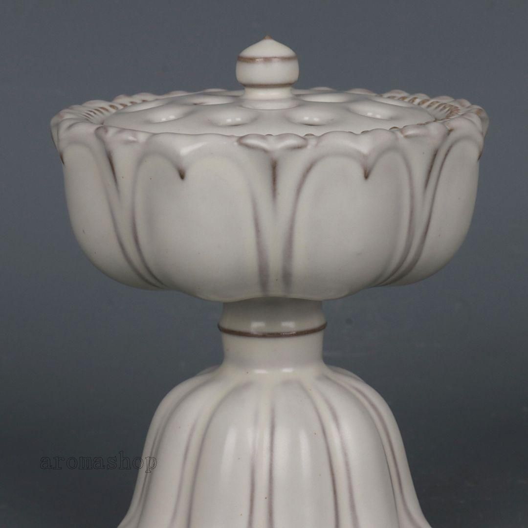 宋定窯白釉花瓶を開きま 景徳鎮 陶磁器 装飾品 現代工芸品美術品