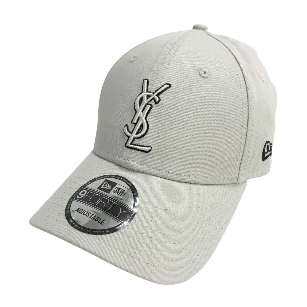 SAINTLAURENT サンローラン NEW ERA キャップ ホワイト系 ONE 240101431843