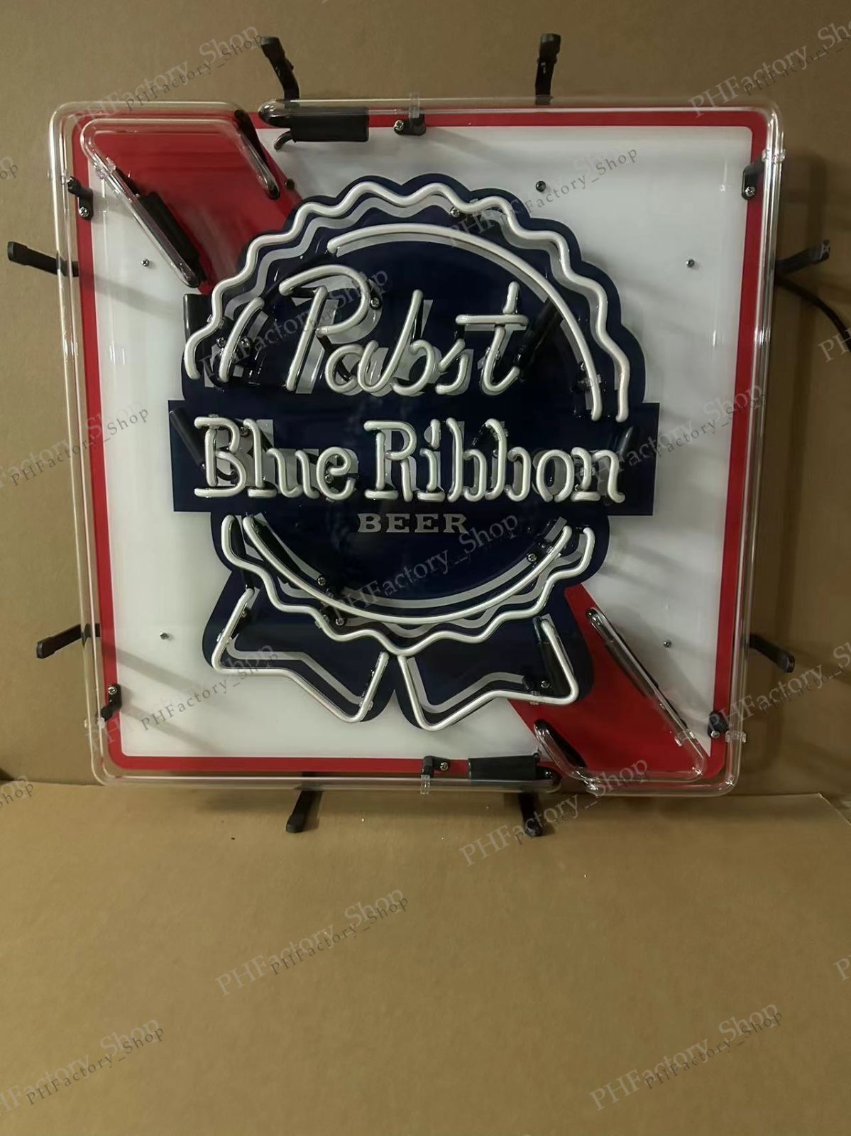 ネオンサイン Pabst Blue Ribbon BEER ネオン看板 Neon Light