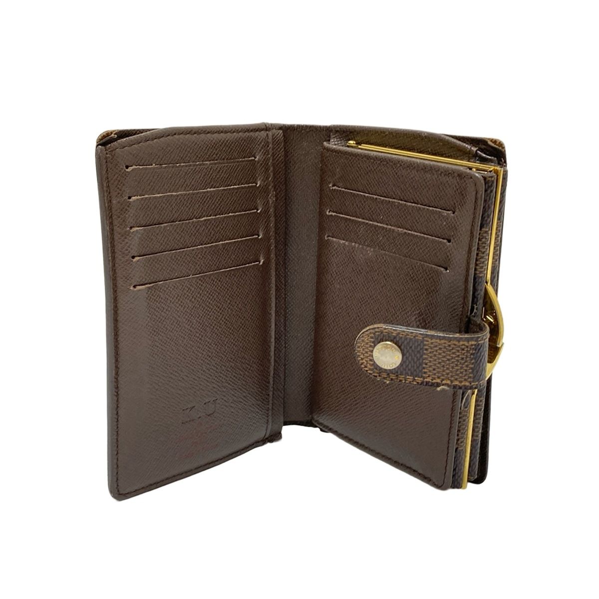 【イニシャル入】Louis Vuitton ダミエ ニつ折り財布※ミヤ様ご依頼分 イニシャル入】Louis Vuitton ダミエ ニつ折り財布※ミヤ様ご依頼