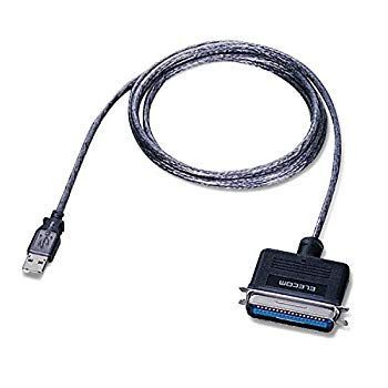ELECOM USB to パラレルプリンタケーブル 1.8m グラファイトUC-PGT cm3dmju