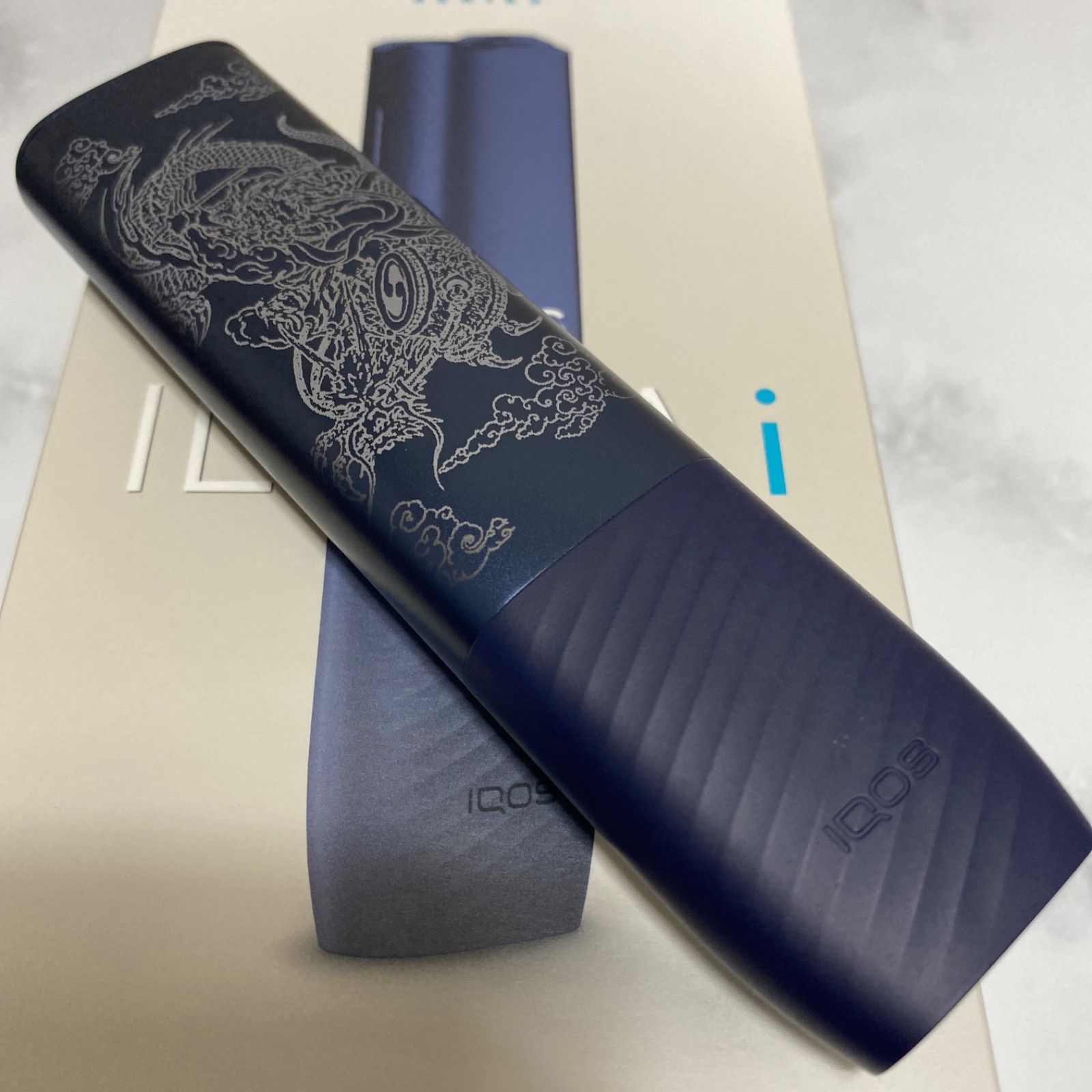 風神 雷神 龍 デザイン レーザー加工 iQOS ILUMA i ONE アイコス 
