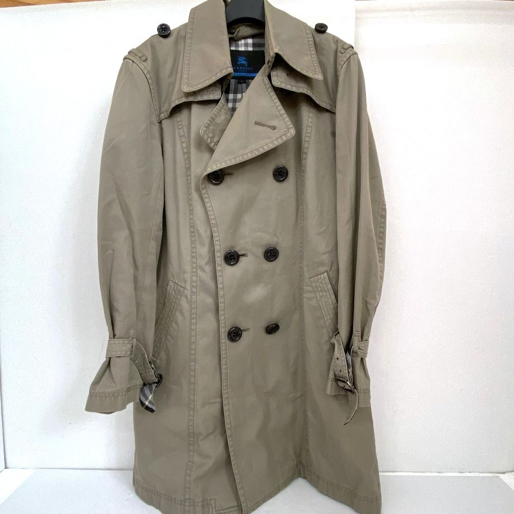 03w21313 BURBERRY BLUE LABEL バーバリー ブルーレーベル トレンチコート サイズL メンズ アウター