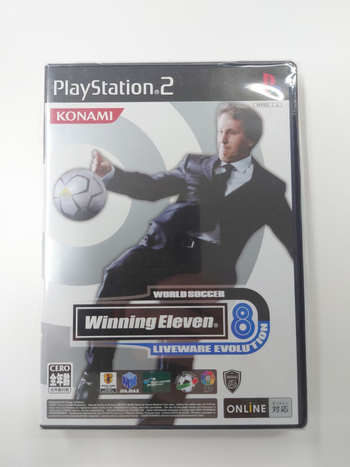 未開封新品】PS2 ワールドサッカーウイニングイレブン 8 ライヴウエア