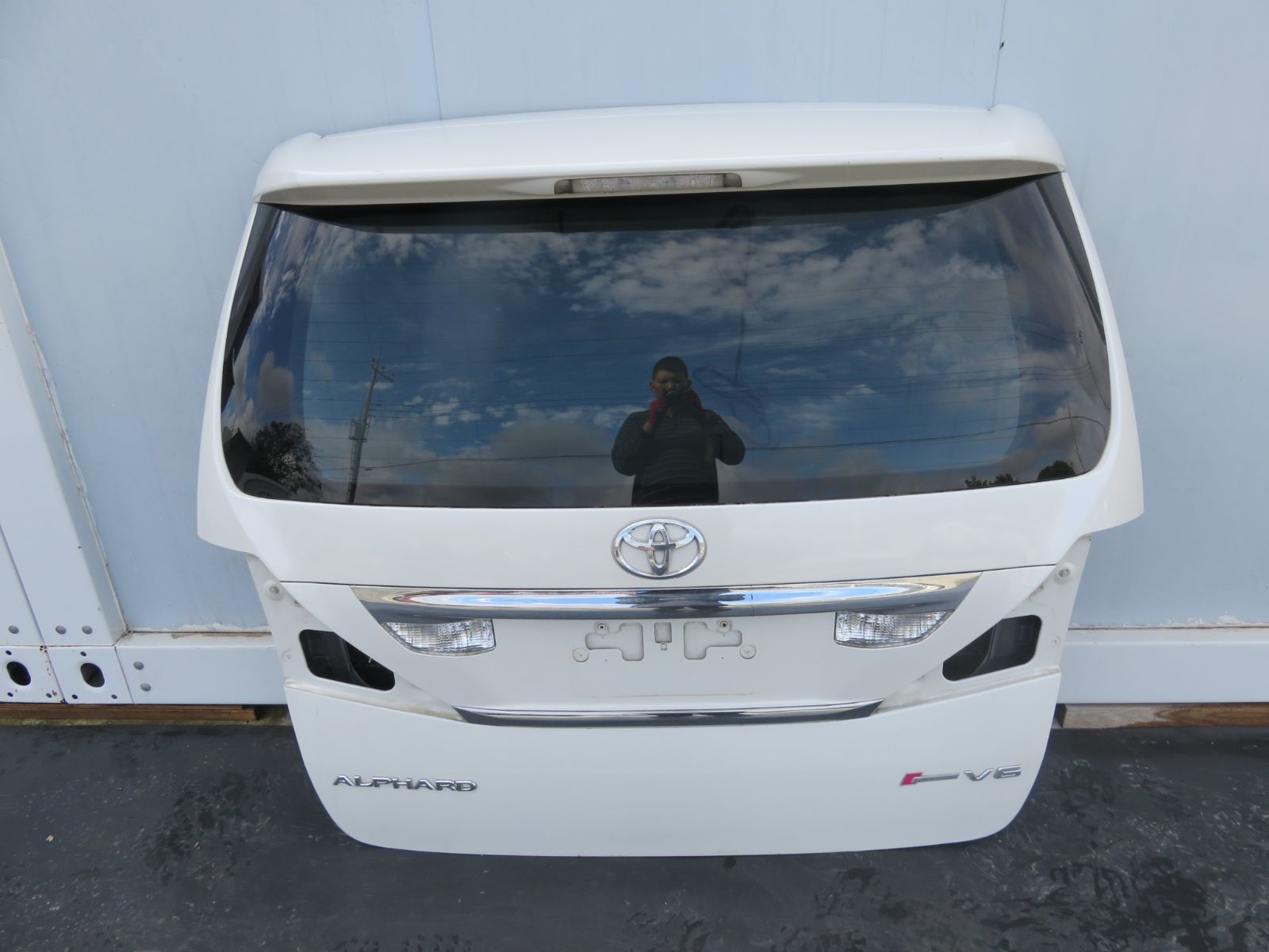 SFC2615 アルファード ANH20W ANH25W GGH20W GGH25W 前期 純正 バックドア リアゲート トランク ハッチバック 070 パールホワイト