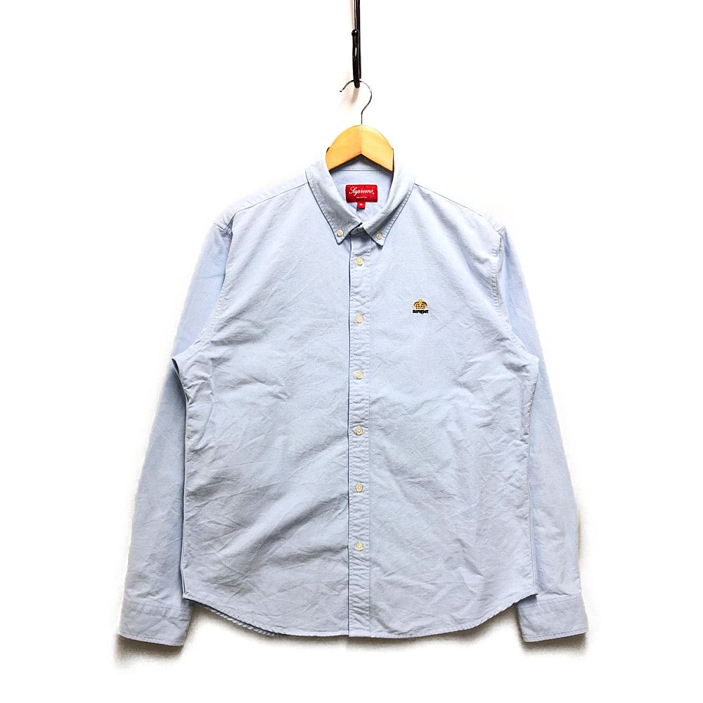 SUPREME シュプリーム Crown Logo Oxford Shirt クラウンロゴ 刺繍入り