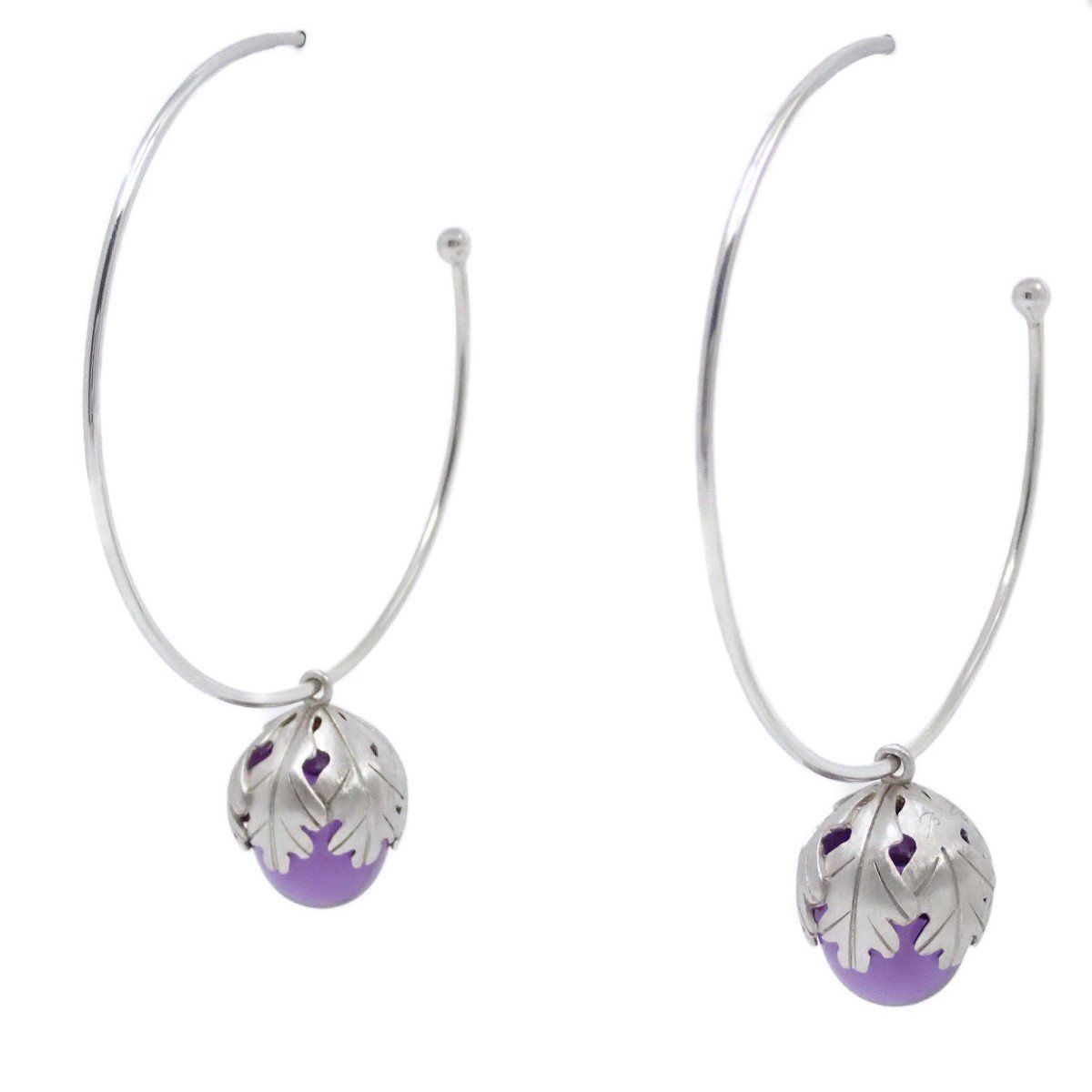 Baccarat バカラ ミュルミュール フープ ピアス シルバー925  