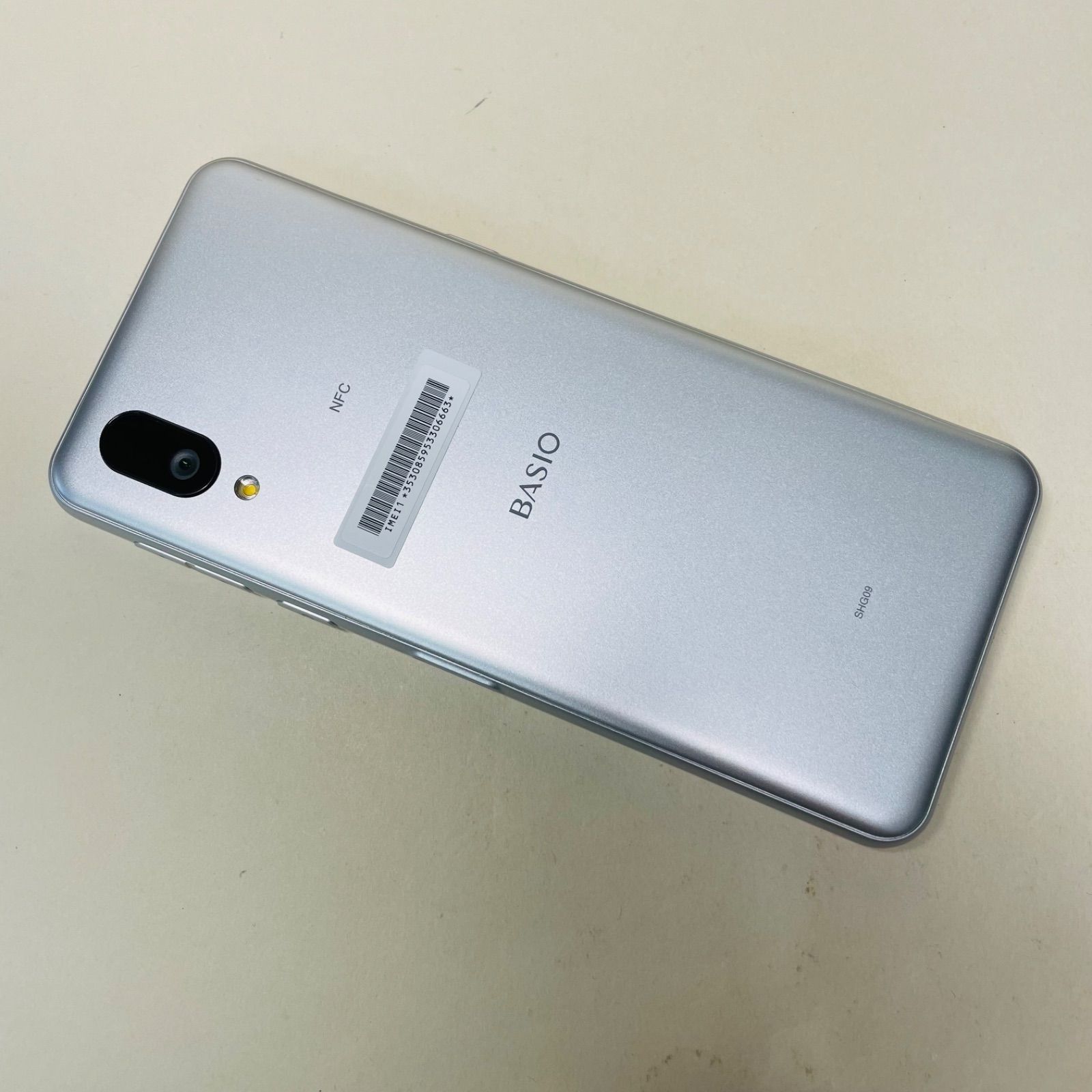 品〕 BASIO active 64GB ネイビー SHG09 au SIMフリー【368】 BASIO