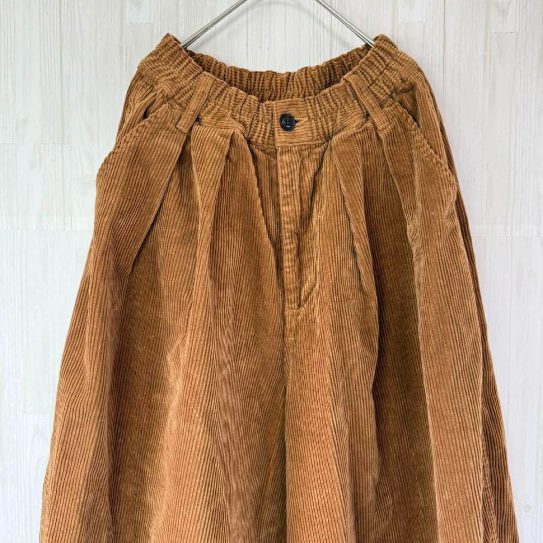 ハーベスティ　コーデュロイ　サーカスパンツ　サイズ1 ベージュ　新品　美品 HARVESTY｜ハーベスティ｜コーデュロイサーカスパンツ｜A11716