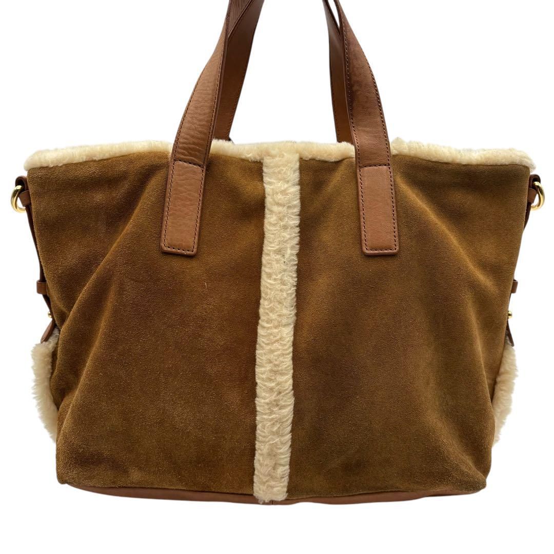 UGG アグ Y2K 2way ショルダーバッグ ボア スエードレザー c82 - メルカリ 