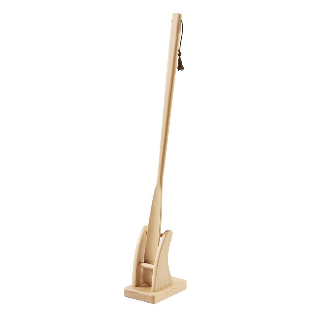 アルファックス 靴べら 60cm スタンドセット 木製 くつべらセット ナチュラル AP-914006