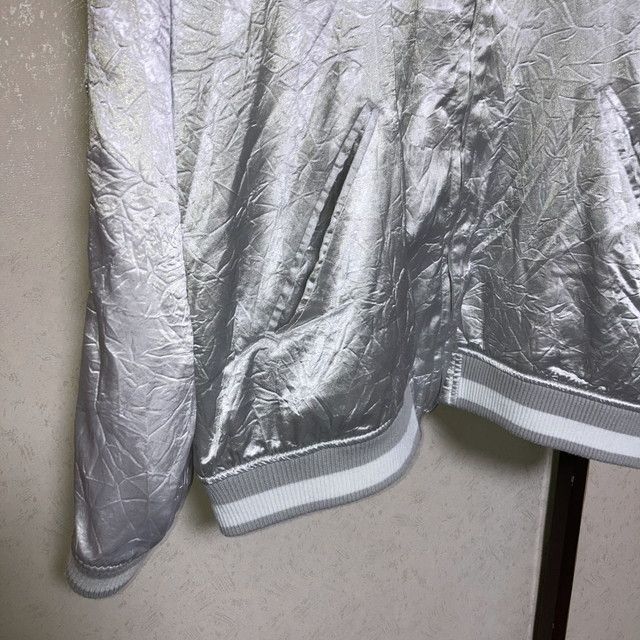 UNRELAXING アンリラクシング スカジャン シルバー 白 メンズ S KANDAIZUMI_COM