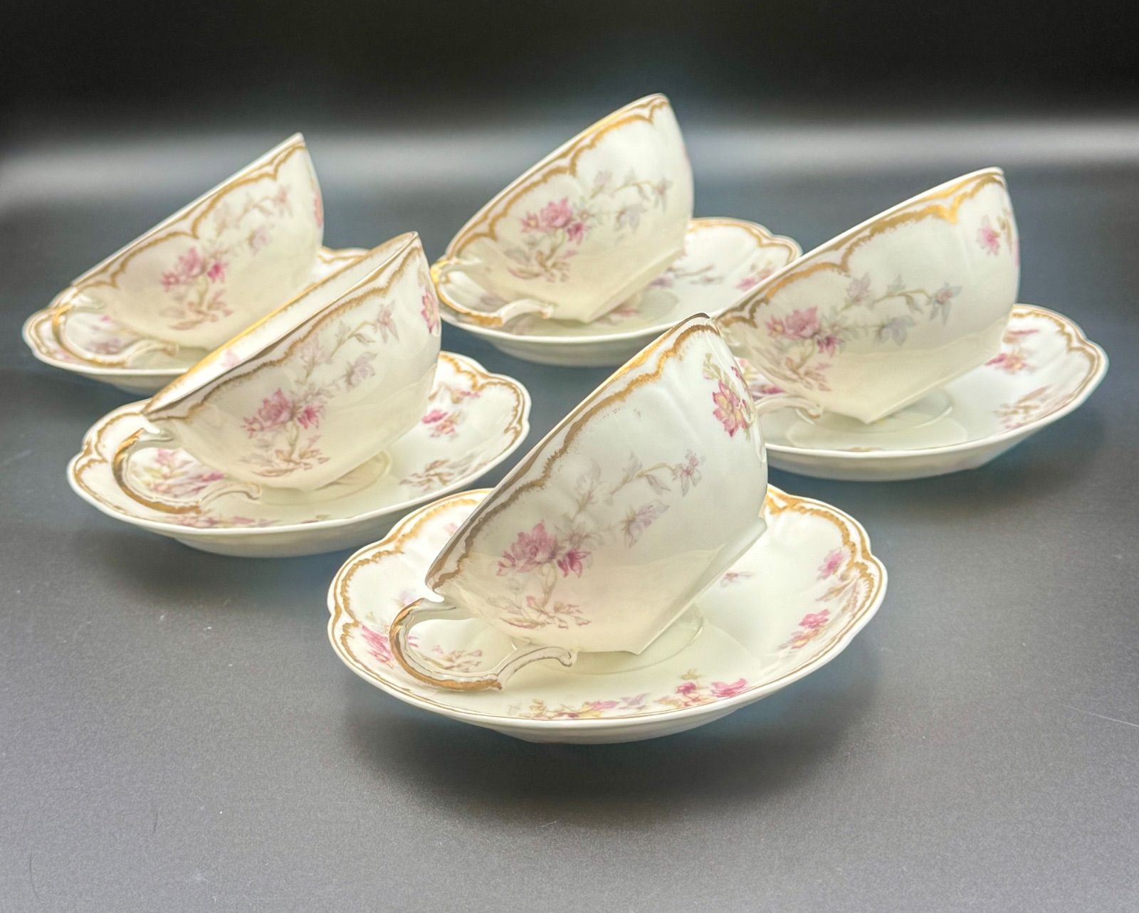 アビランド リモージュ 金彩天使絵 カップ ソーサー 希少】Haviland（アビランド） リモージュ カップ＆ソーサー