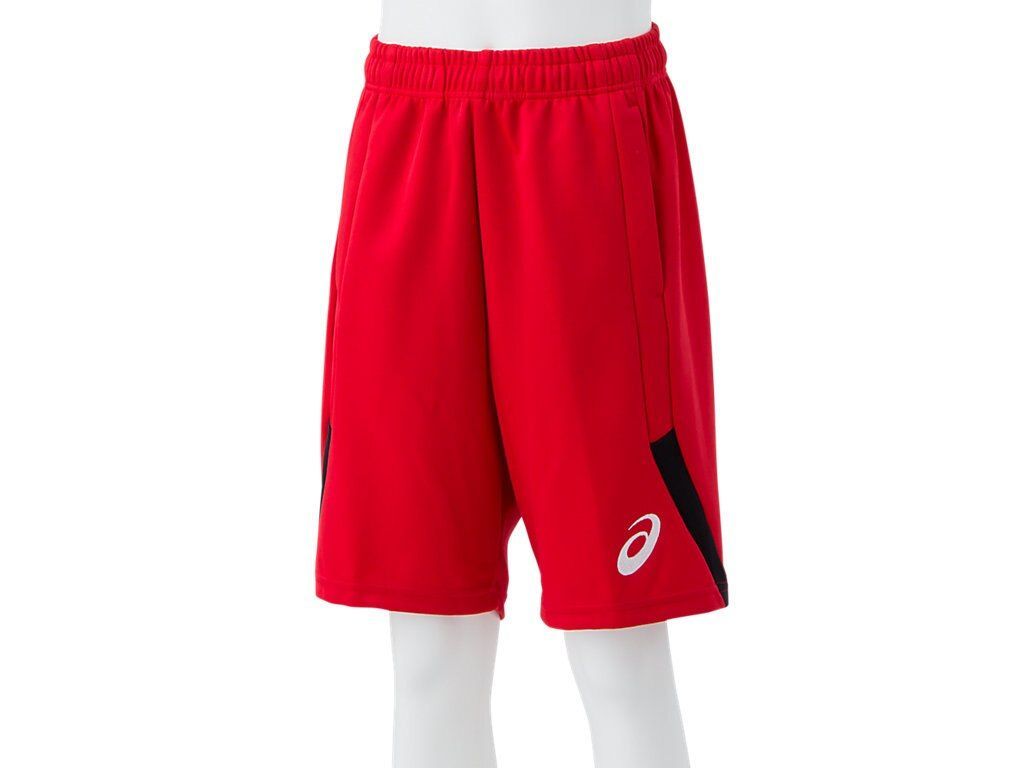 アシックス Jr.トレーニングハーフパンツ クラシックレッド 160