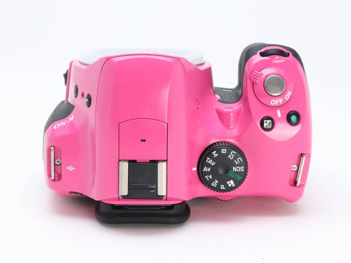 B (並品) PENTAX ペンタックス K-50 ボディ ピンク シャッター