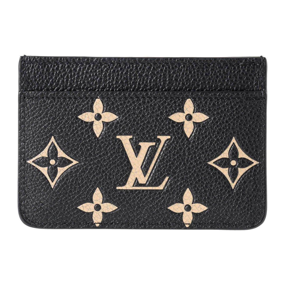 ルイヴィトン Louis Vuitton カードケース ポルト カルト サーンプル ノワール ベージュ
