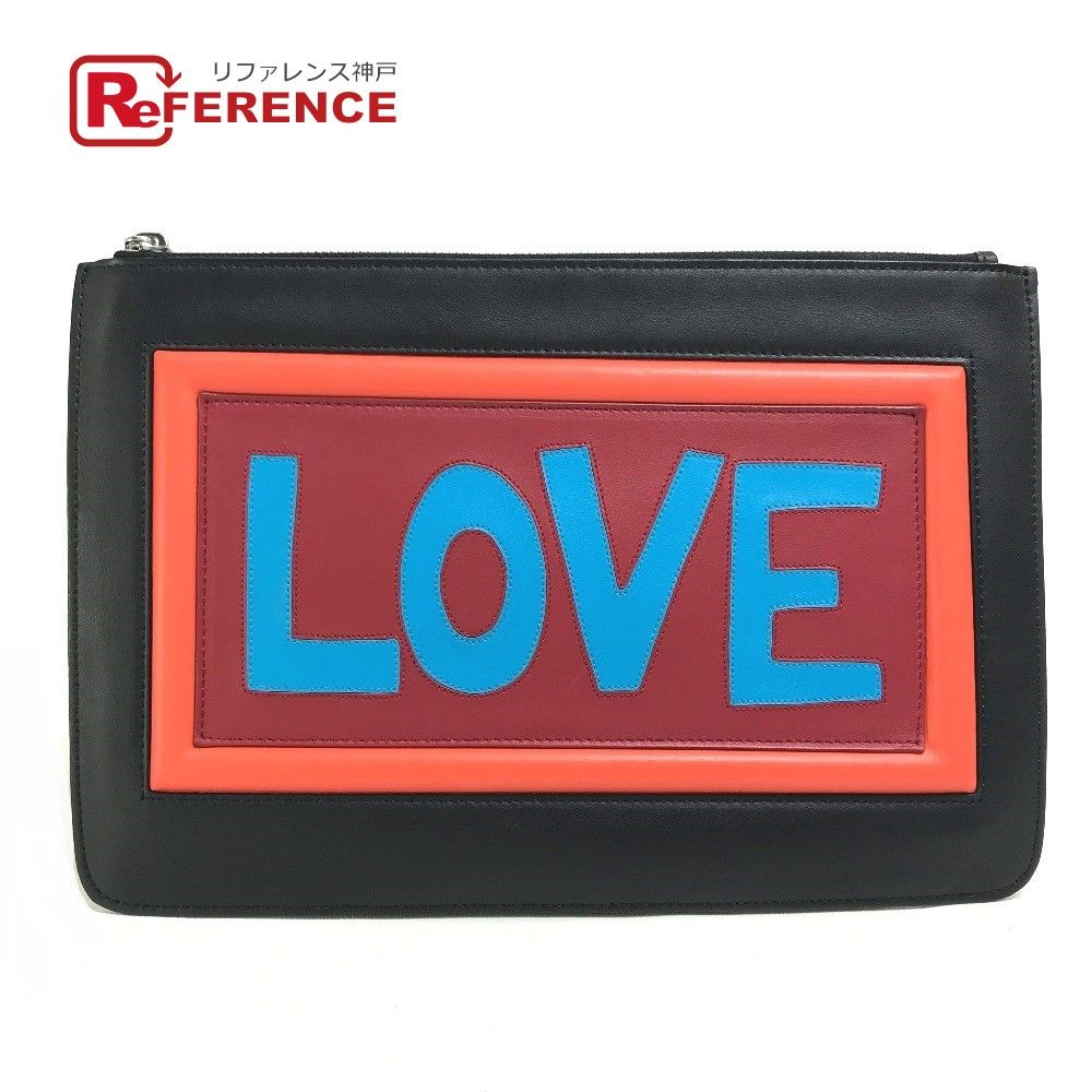 フェンディ ボキャブラリー LOVE ポーチ 小物入れ クラッチバッグ
