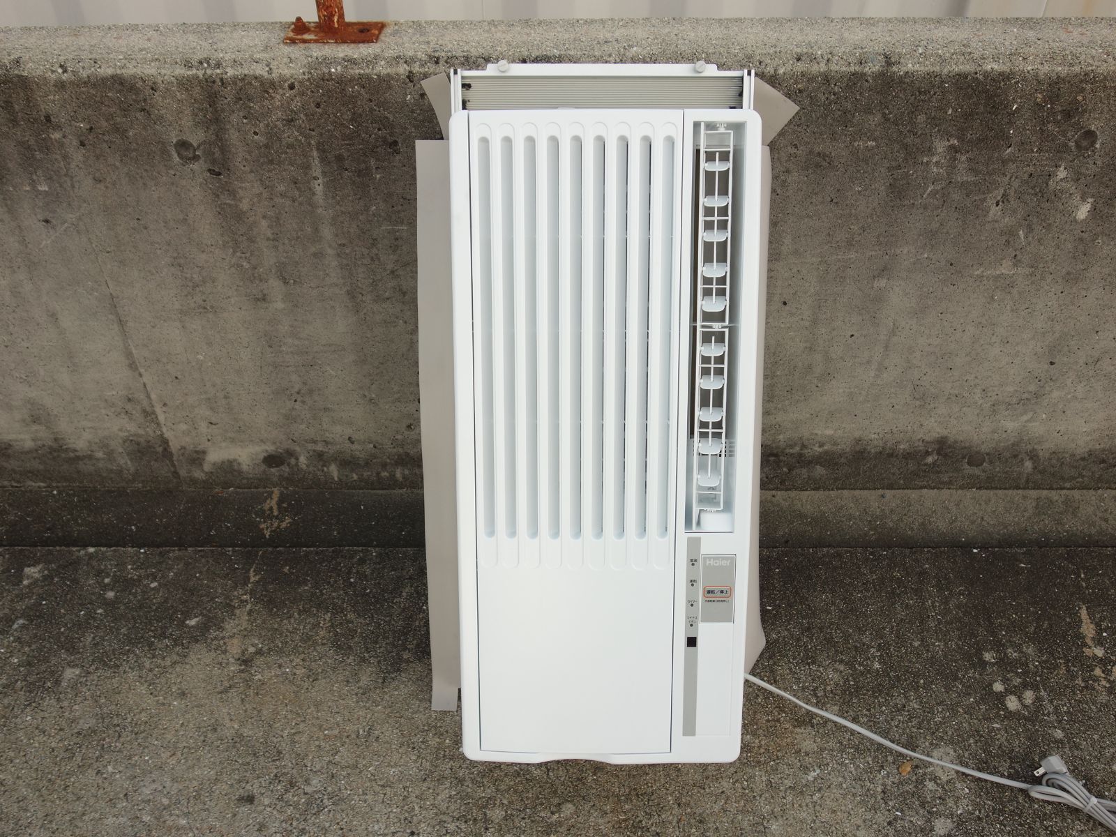 K ハイアール 窓用エアコン ウインドエアコン クーラー 1.4|1.6kw ～6畳 冷房 冷専 工事不要 JA-W16A 33781