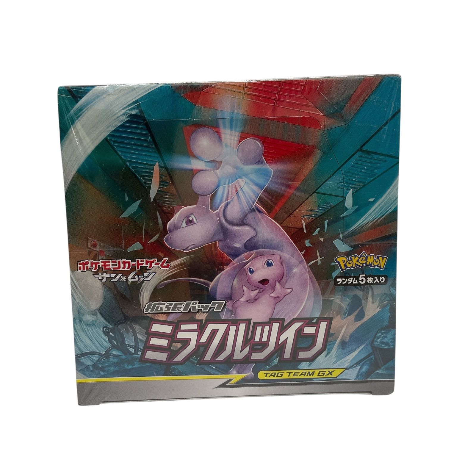 WJ14 【未開封】ポケモン　ポケモンカードゲーム　サン＆ムーン　拡張パック　ミラクルツインボックス　ミュウツー＆ミュウ　TAG TEAM GX ランダム　キャラクター