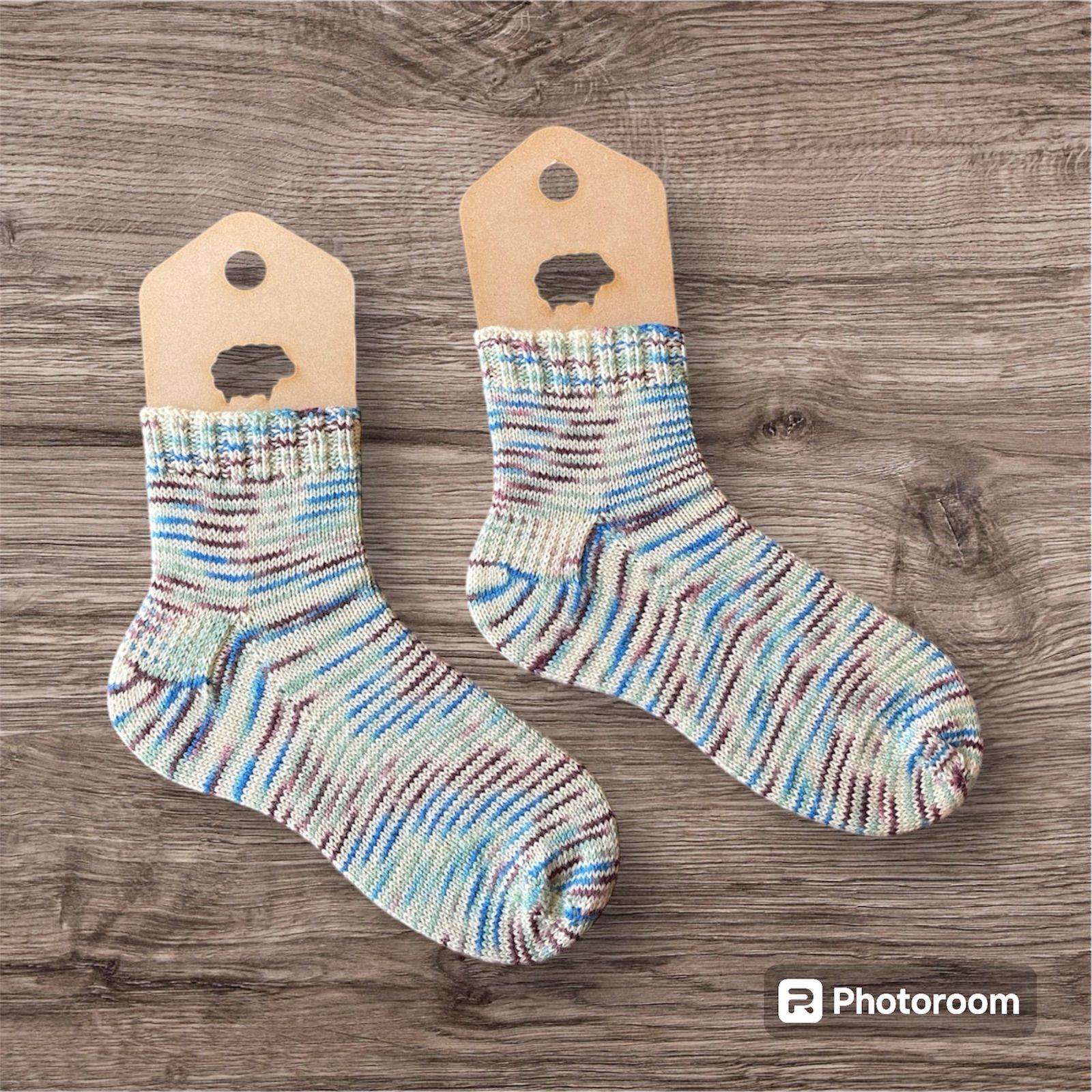 手編みの靴下（No.3） MONDIM #M77 少し大きめ 24〜26 - メルカリ