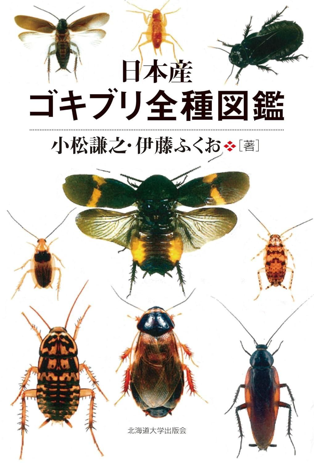 【新品・2営業日で発送】北海道大学出版会 日本産ゴキブリ全種図鑑 小松謙之／著 伊藤ふくお／著