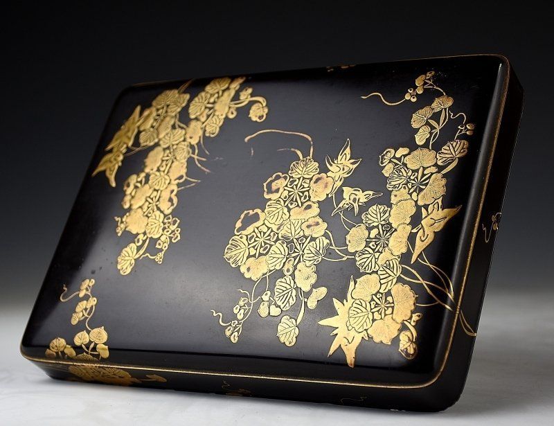 蔵C7007 古美術 蒔絵文箱 江戸中期頃 保存箱 IMPECCABLEHEALTHCARESERVICES_COM