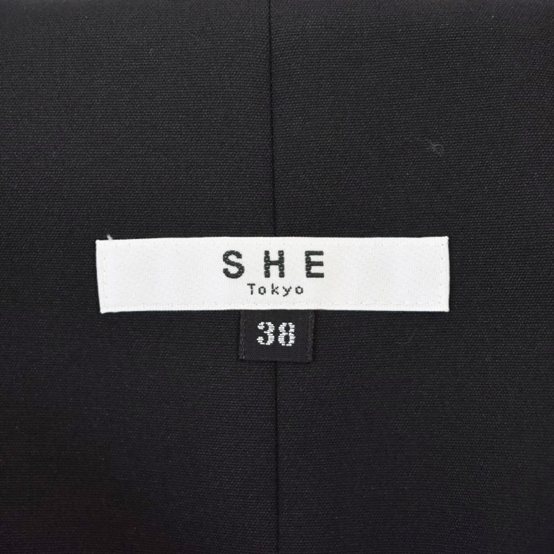 シートーキョー SHE Tokyo 22SS Sienna シエナ スカート フレア 38 黒