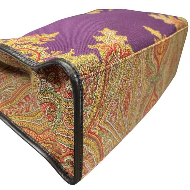 ETRO エトロ トートバッグ ハンドバッグ 手持ち鞄 肩掛け ペイズリー柄