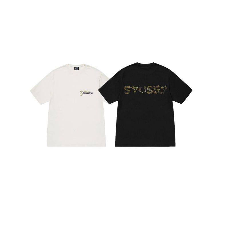 STUSSYスチュワートSS 25花半袖tシャツ男女同款 - メルカリ