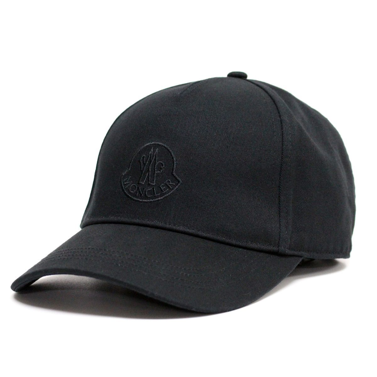 78 MONCLER モンクレール 3B00032 0U082 ブラック ベースボールキャップ ロゴ 男女兼用