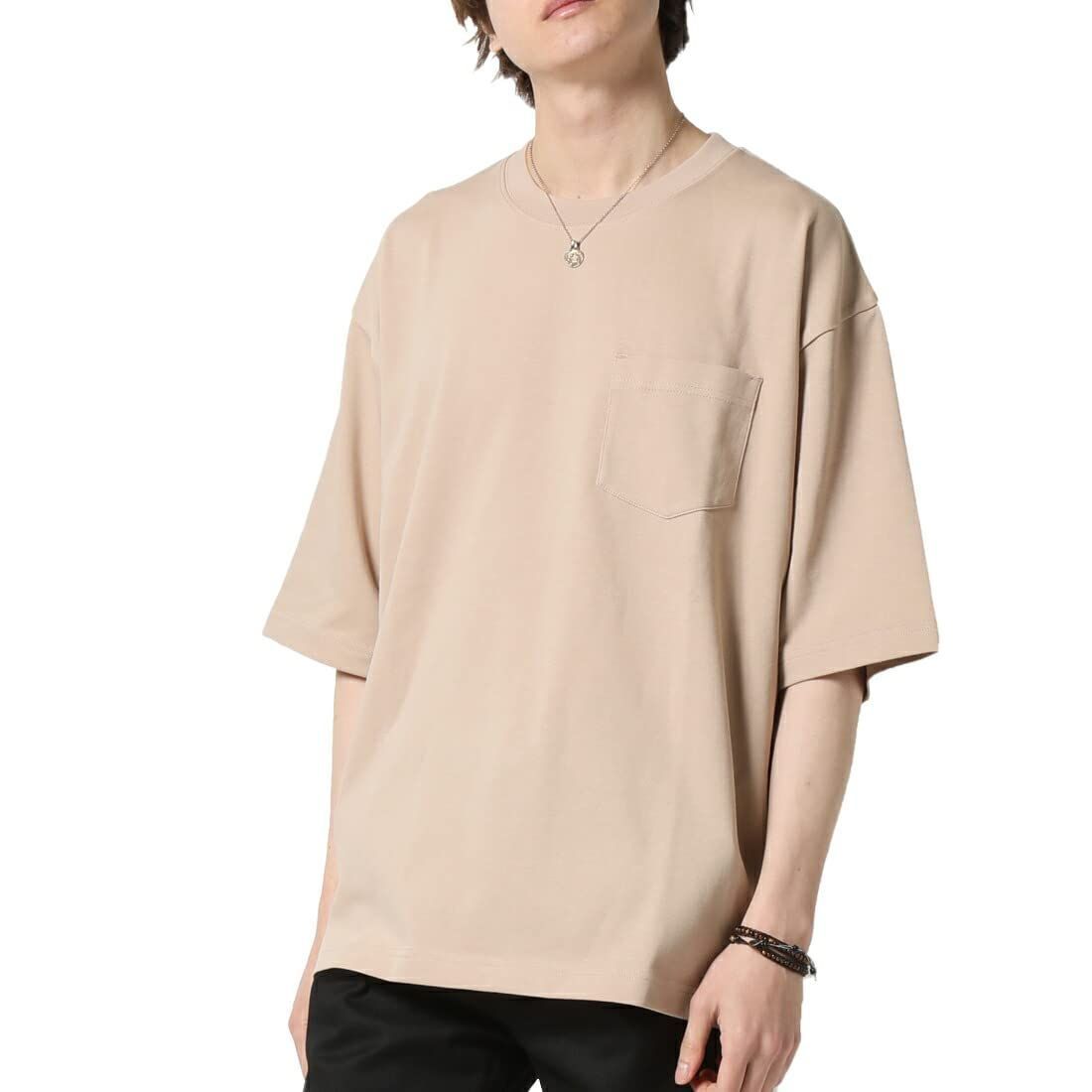 アーケード 吸水速乾 ドライTシャツ メンズ 半袖 ビッグシルエットTシャツ 切り替え ヘビーウェイト コットンUSA メルカリShops
