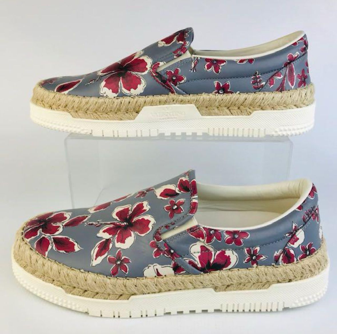 ヴァレンティノ レザーエスパドリーユ 41