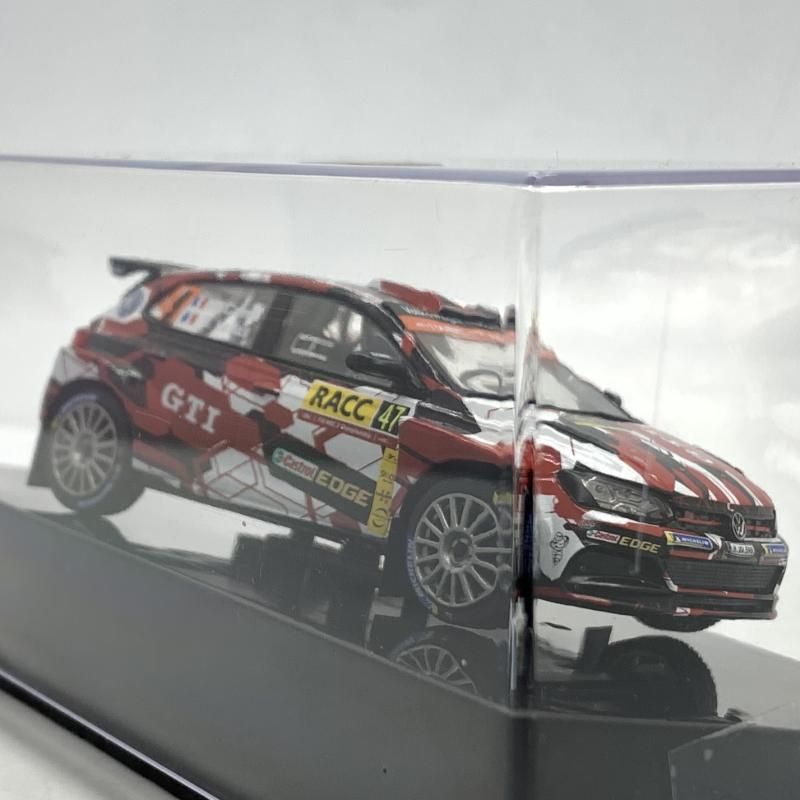 中古】箱日焼け)1/43 ｲｸｿ VW ﾎﾟﾛ GTI R5 2018年ﾗﾘｰ・ｶﾀﾙｰﾆｬ #47 E.