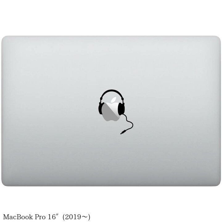 全機種対応】MacBook ステッカー スキンシール デカール ヘッドフォン2 