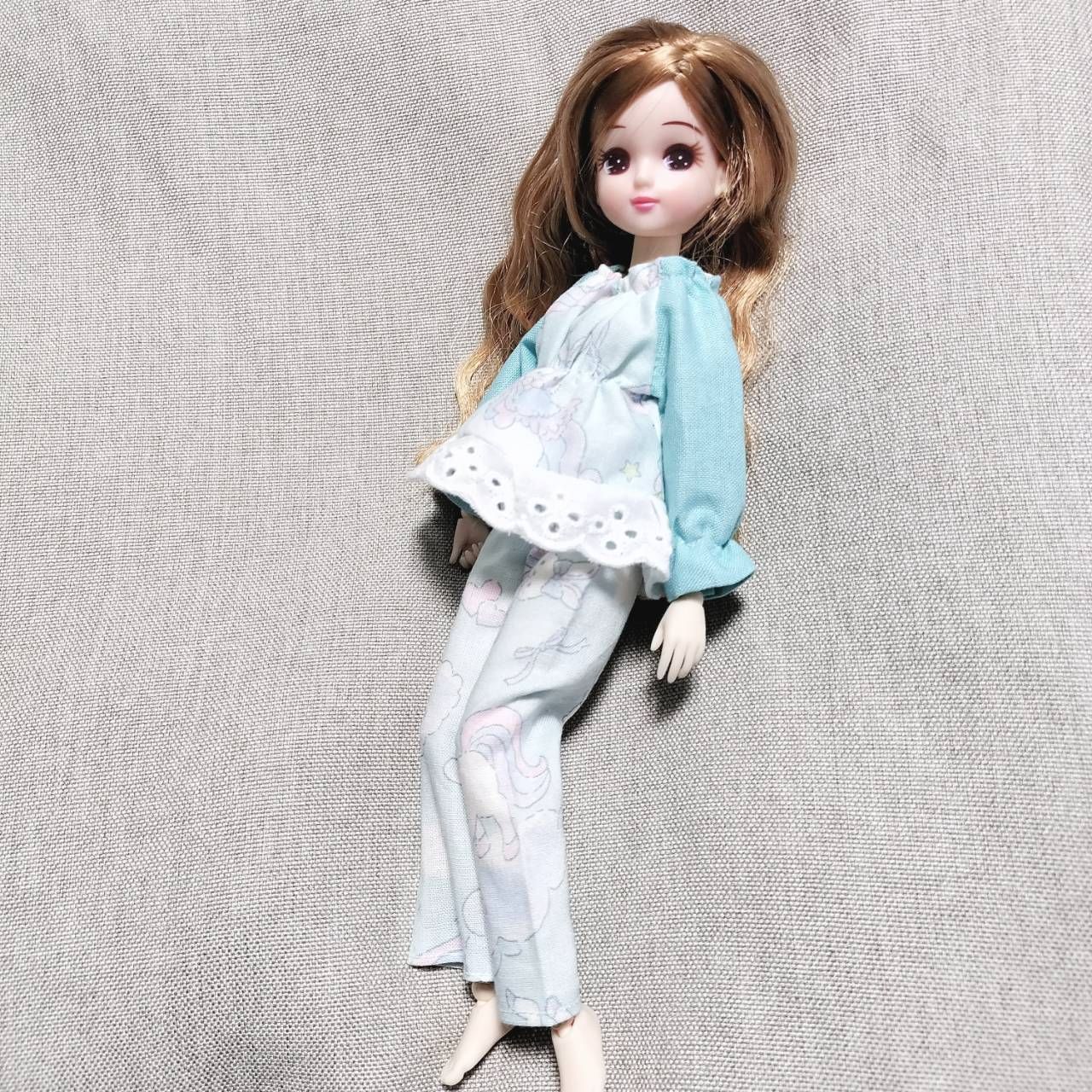 リカちゃん ブライス アウトフィット ～黒猫リボン／ブラウン～