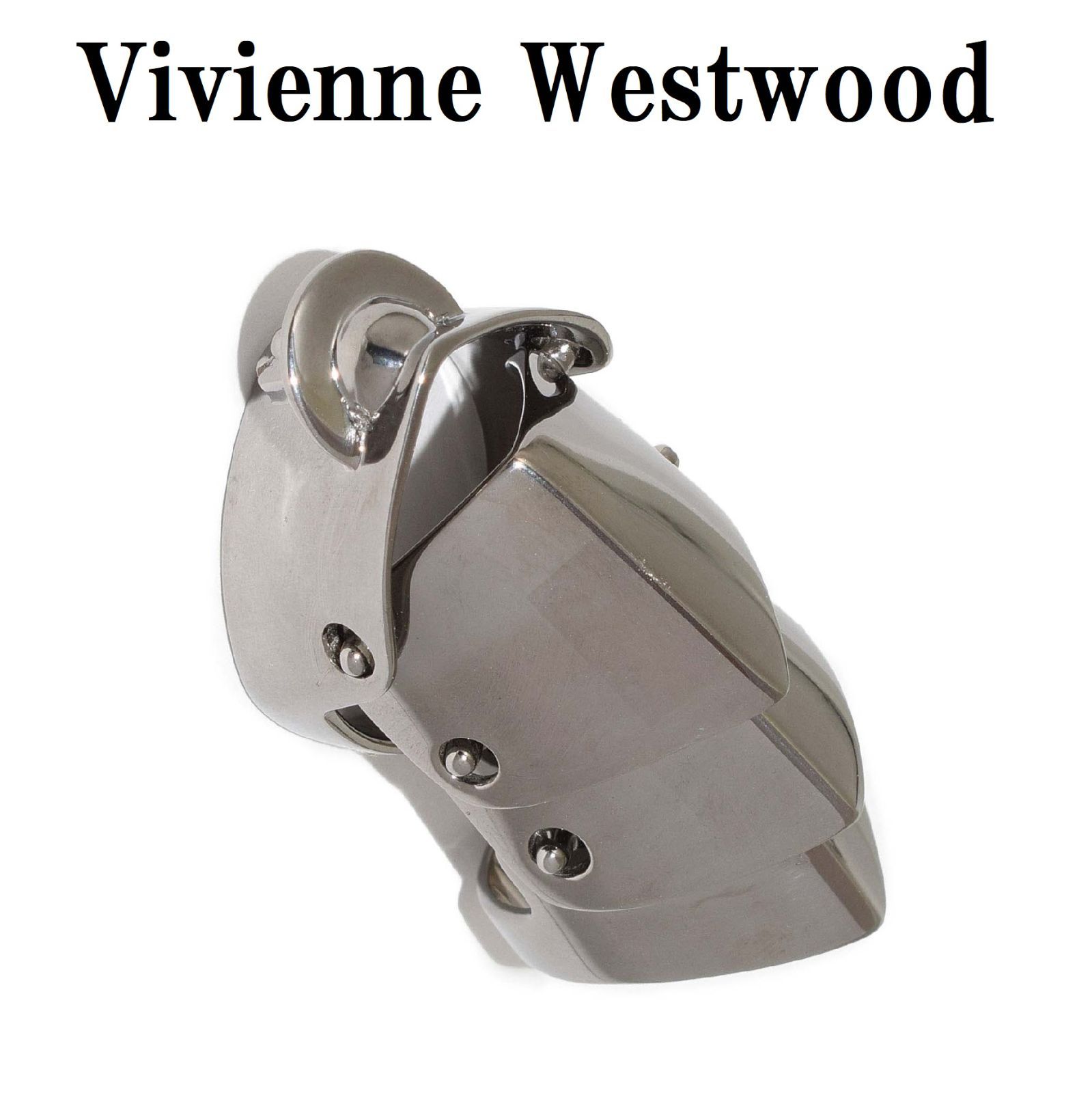 アーマーリング ガンメタル Sサイズ Vivienne Westwood 大人気!!新作☆Vivienne Westwood☆アーマーリング/ガンメタル