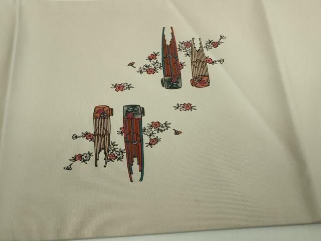 紙布 素描 手描き 作家物 落款入 袋帯 金彩 竹笹 お太鼓柄 Q935 紙布 素描 手描き 作家物 落款入 袋帯 金彩 竹笹 お太鼓柄 Q935