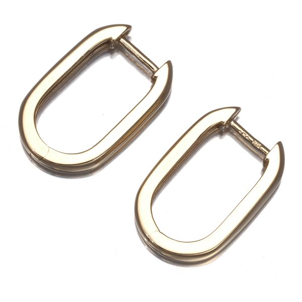 ココシュニック ピアス オーバル フープ K10YG 178590 NICORILABO_COM