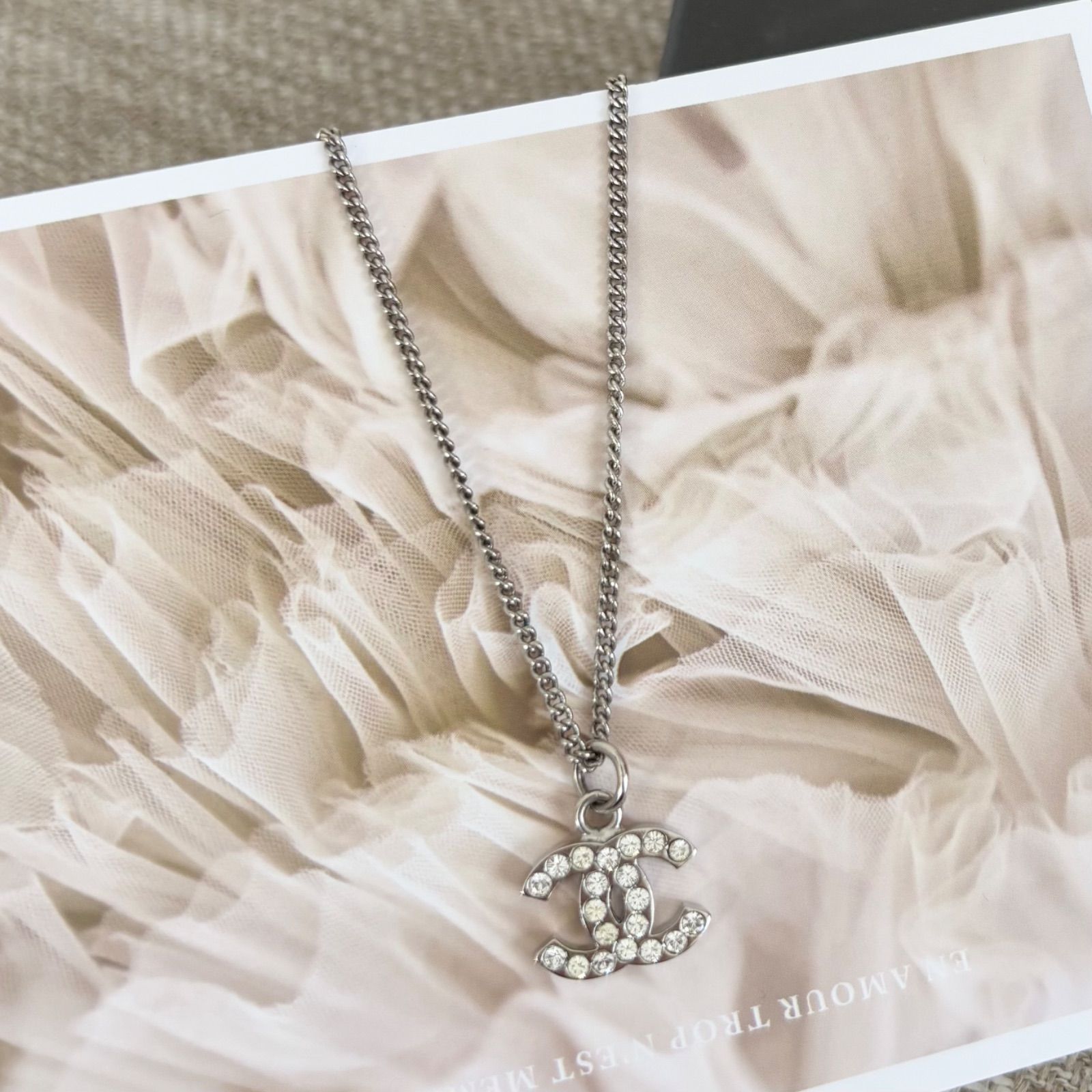 極美品】CHANEL Vintage Coco Mark Necklace シャネル 極美品】CHANEL Vintage Coco Mark Necklace シャネル