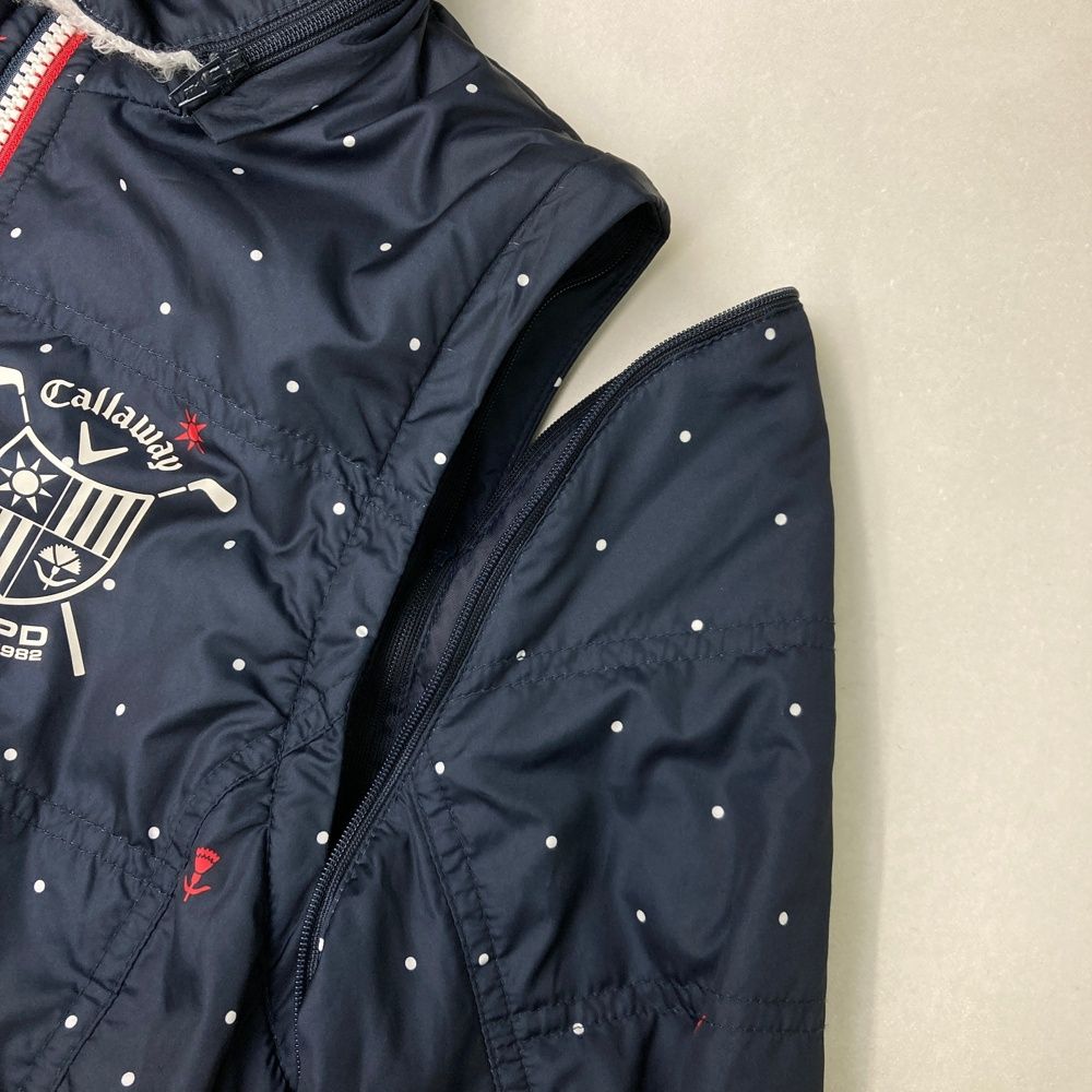 サイズ：M CALLAWAY キャロウェイ フード着脱 2way 中綿ワンピース