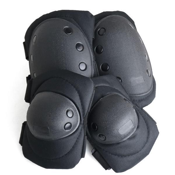 新品 SHENKEL SWATタイプ ハッチタイプ プロテクト エルボーパット ニーパットセット ブラック pad-001bk