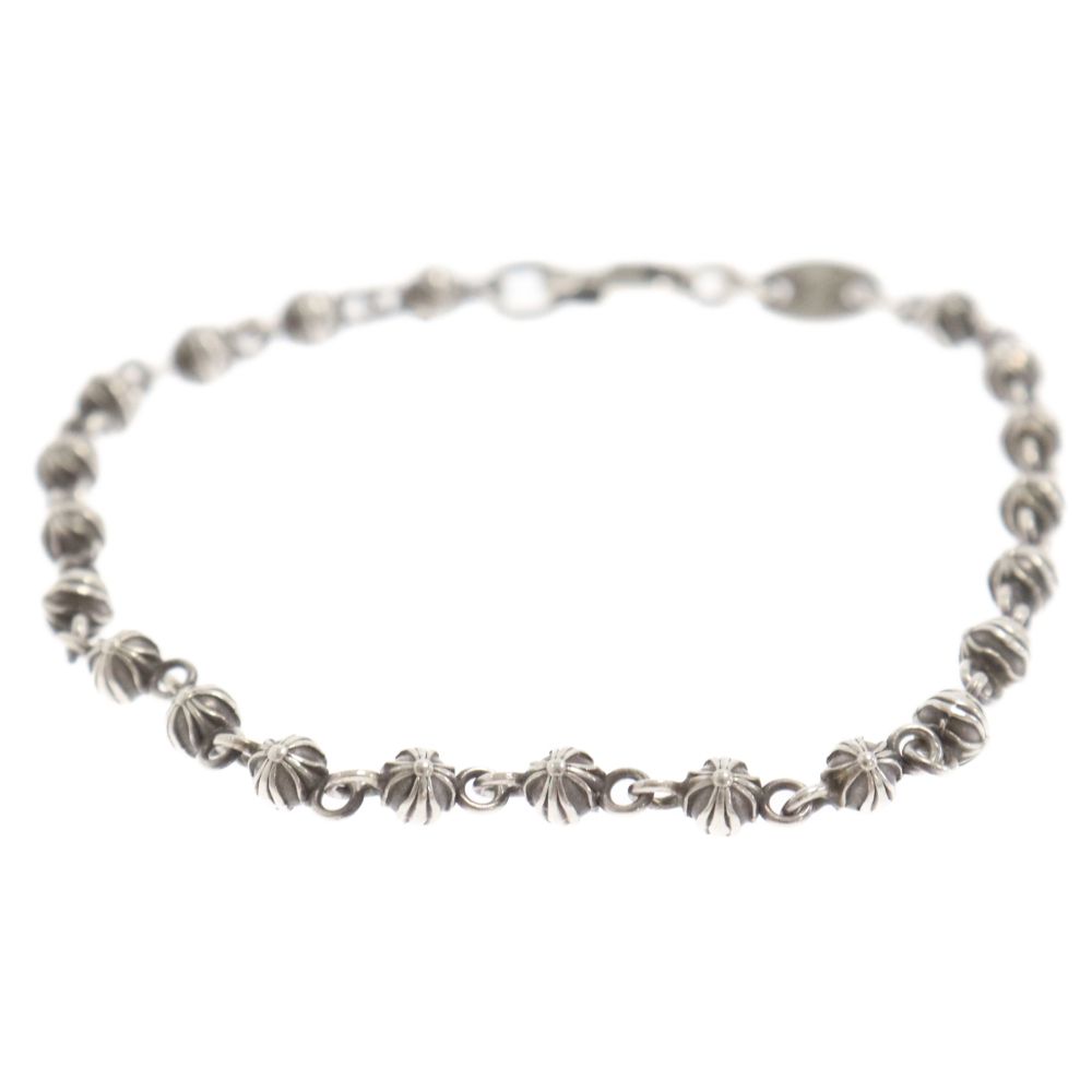 CHROME HEARTS (クロムハーツ) TINY CROSS BALL BEADED BRACELET ...