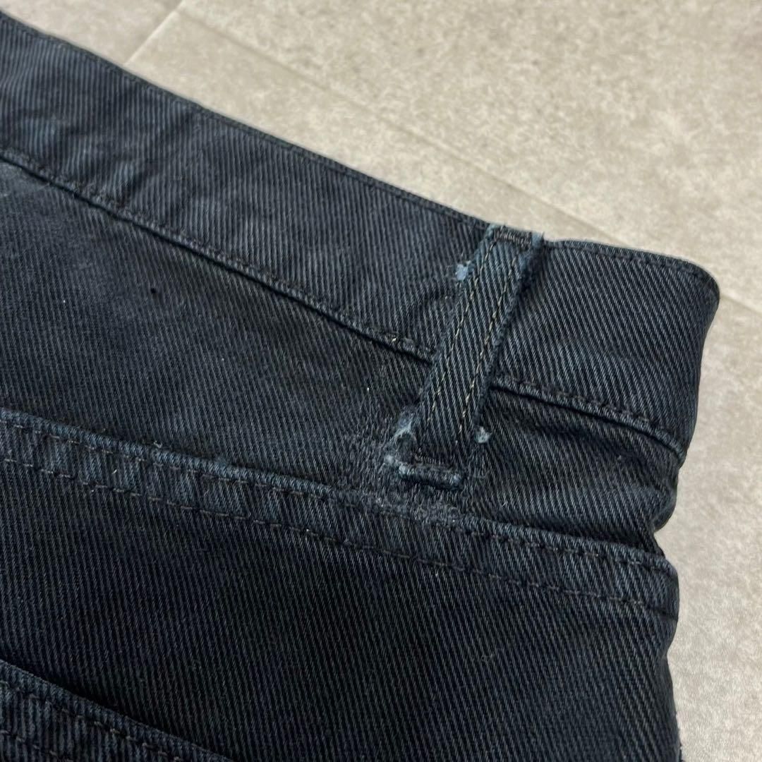 W38リーバイス　シルバータブ　baggy バギー　ブラック　オリジナル　黒 Levi's 