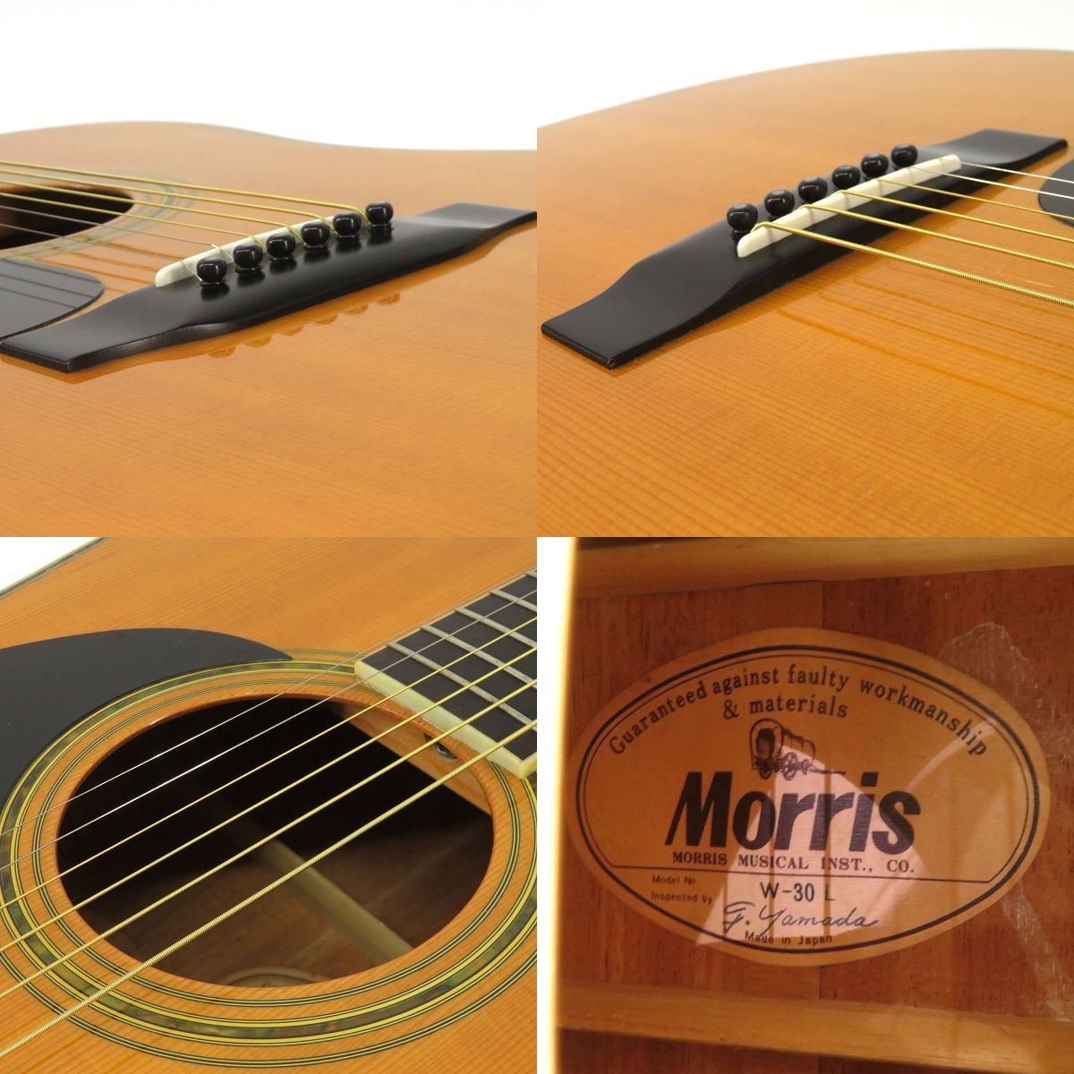 Morris モーリス W-30 アコースティックギター ハードケース付き W30