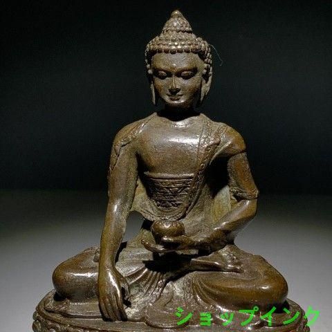 釈迦牟尼仏 仏像 仏教美術 銅製 工芸品 美術品 置物 仏教美術 仏像 大日如来仏 釈迦牟尼仏像 銅製品 工芸品 置物