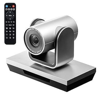 【中古】(非常に良い)サンワダイレクト WEB会議カメラ 3倍ズーム 210万画素 フルHD Zoom Skype対応 左右350回転 広角 リモコン付き 400-CAM071