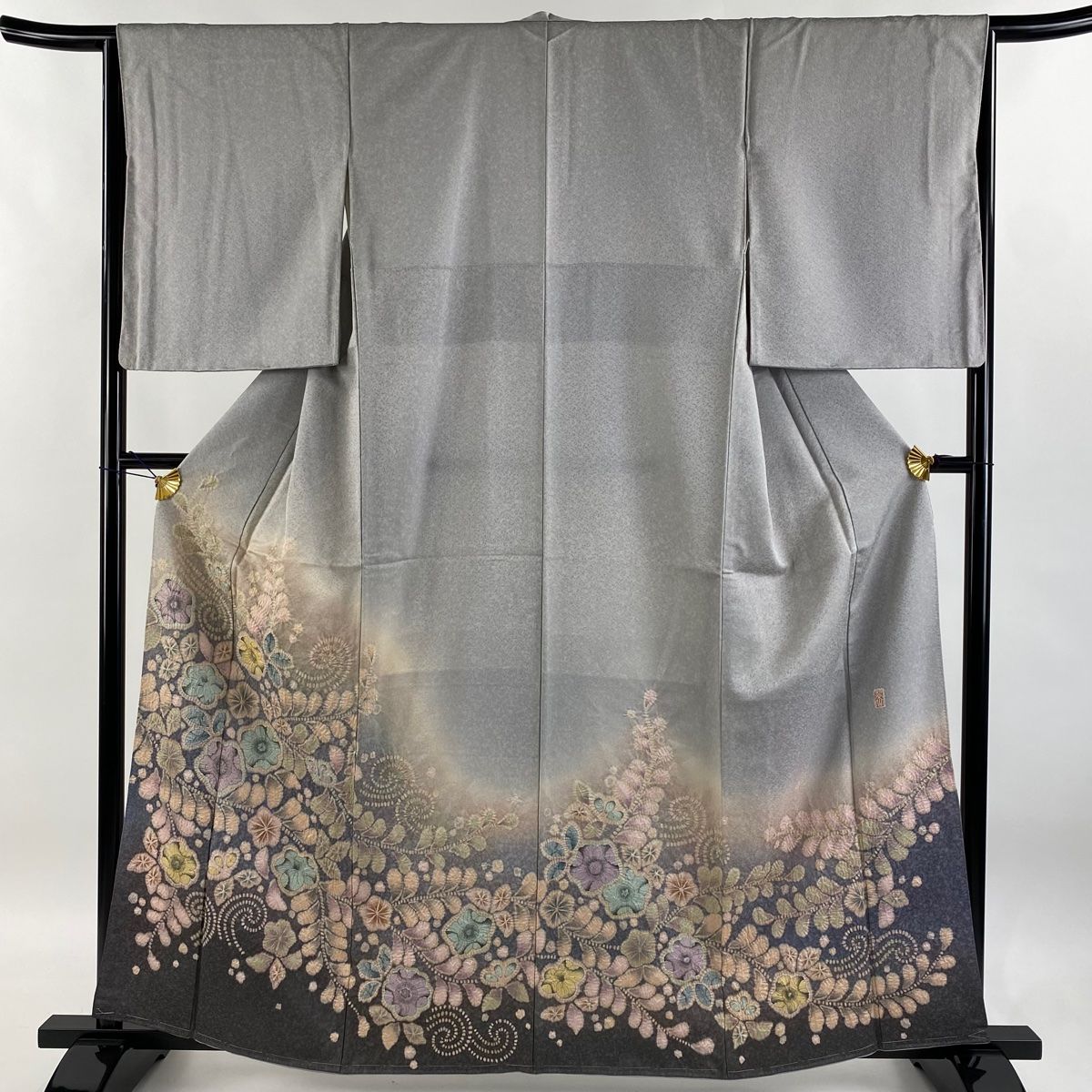 桐屋翠山工房謹製辻ヶ花付下げやまと落款入丈160.5裄65cmやまとAG25 桐屋翠山工房謹製辻ヶ花付下げやまと落款入丈160.5裄65cmやまとAG25