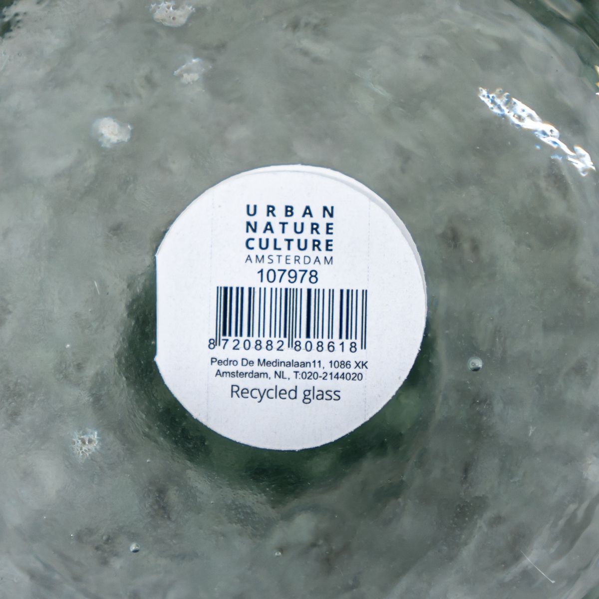 URBAN NATURE CULTURE アーバン ネイチャー カルチャー Candle h er Belo Aqua Foam キャンドル ホルダー ベロ アクアフォーム ガラス グリーン TALLINNNEXPO_COM